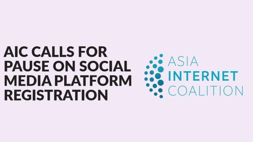 AIC calls for pause on social media platform registration 