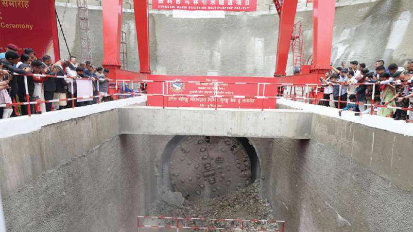 Sunkoshi Marin Diversion Tunnel Makes Breakthrough