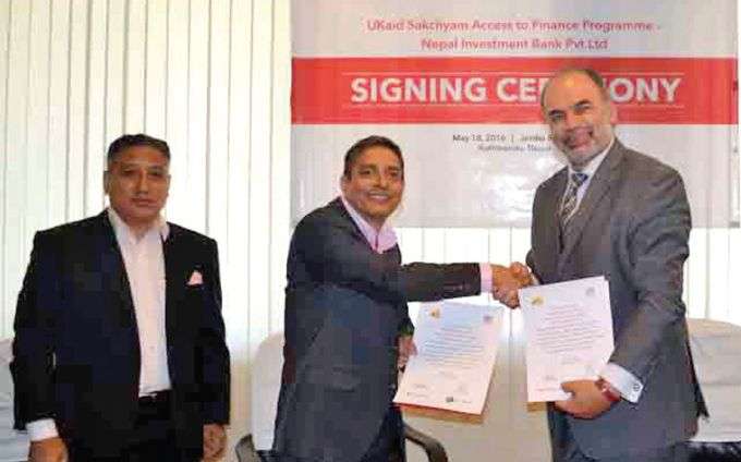 Agreement between Sakchyam and NIBL