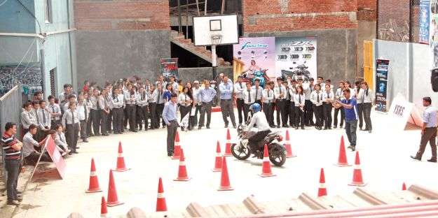 Yamaha's 'Safe Riding Science' at Universal College