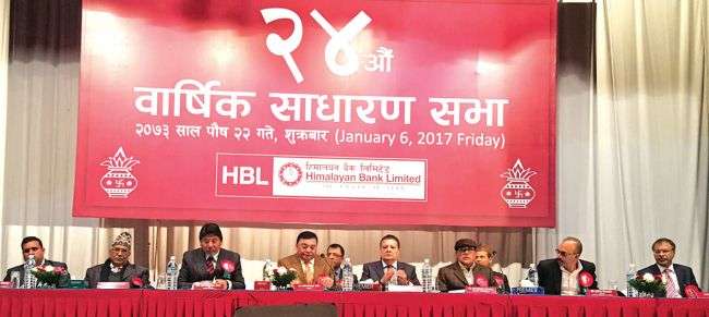 Himalayan Bank Endorses Dividend