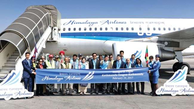 Himalaya Airlines Starts Flight to Yangon