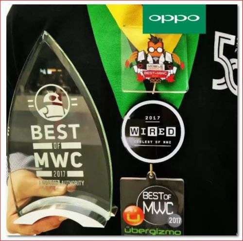 Multiple Media Awards to Oppo at MCW 2017