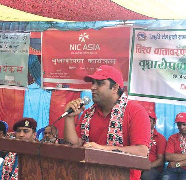 NIC Asia Plants Trees on the Occasion of Environment Day