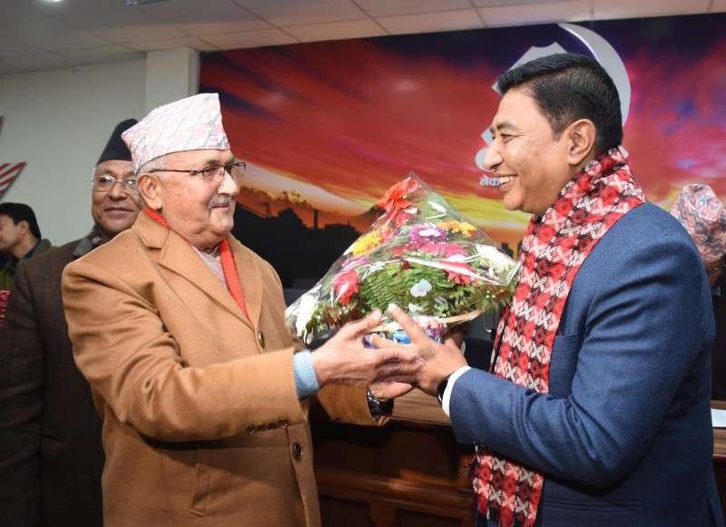 Country needs Rapid and Sustainable Development: Oli