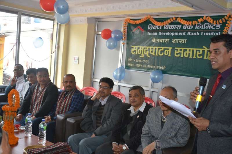Tinau Bikas Bank Starts Branch at Belbas