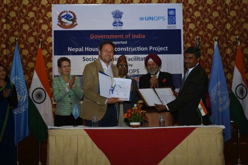 India to Support Reconstruction of 50,000 houses