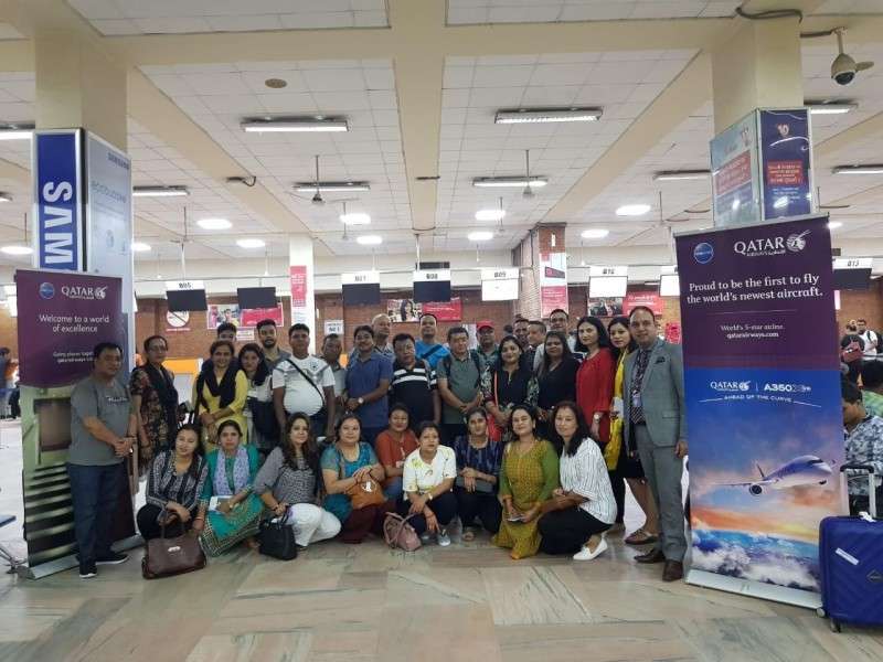Qatar Airways takes Nepali football fans to Russia