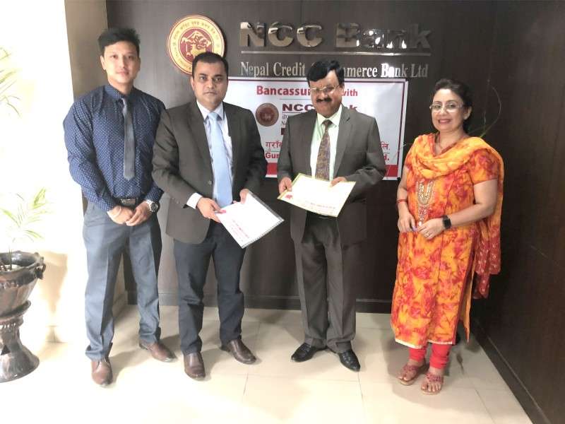 NCC Bank, Gurans Life Insurance sign Bancassurance Pact