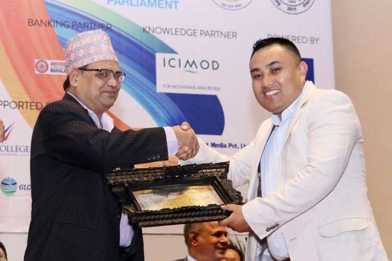 Bijay Lama honored with Asian Youth Initiative Award