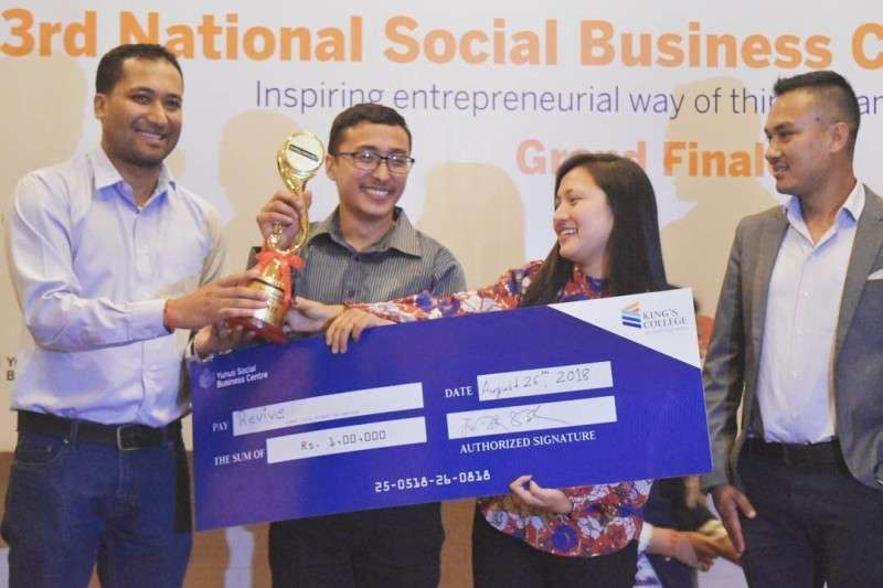 Revive wins 3rd National Social Business Challenge 2018