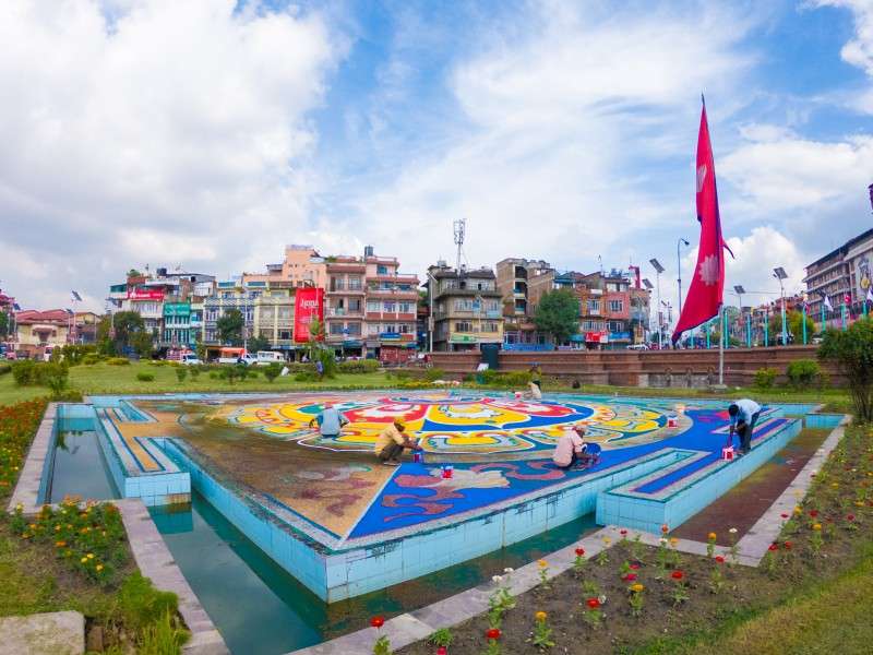 Agriculture Development Bank Paints Maitighar Mandala