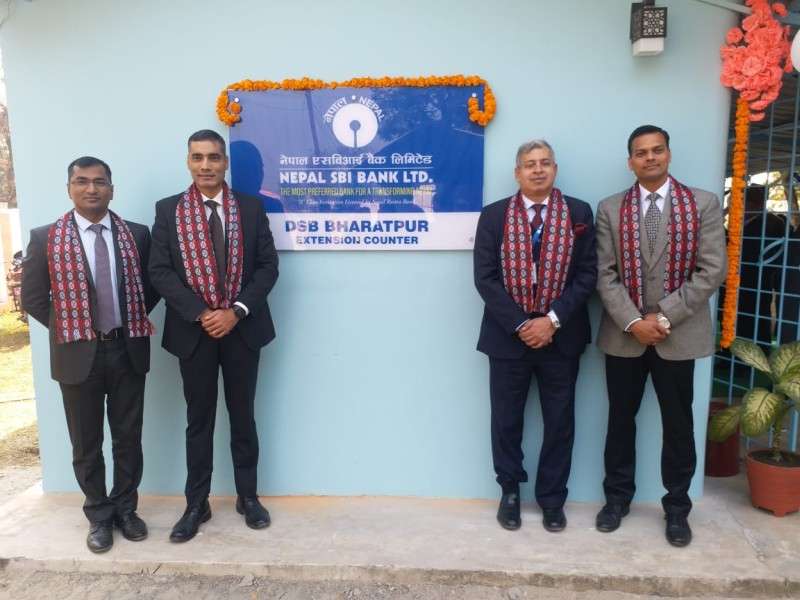 Nepal SBI Bank Ltd opens Extension Counter at DSB Bharatpur