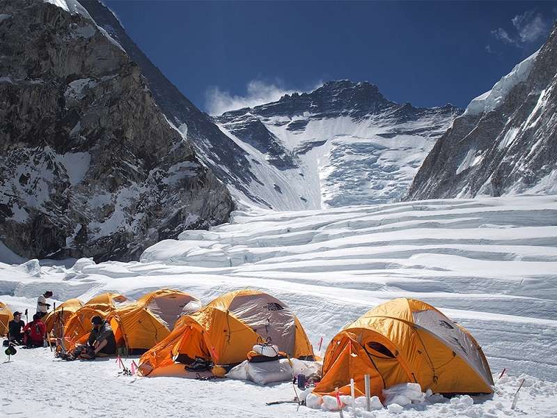 Pathway to Camp II of Everest Opened   