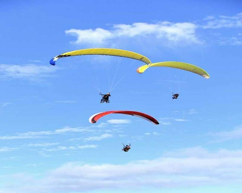 Test Paragliding Flight Conducted in Phulchowki-Kushadevi   