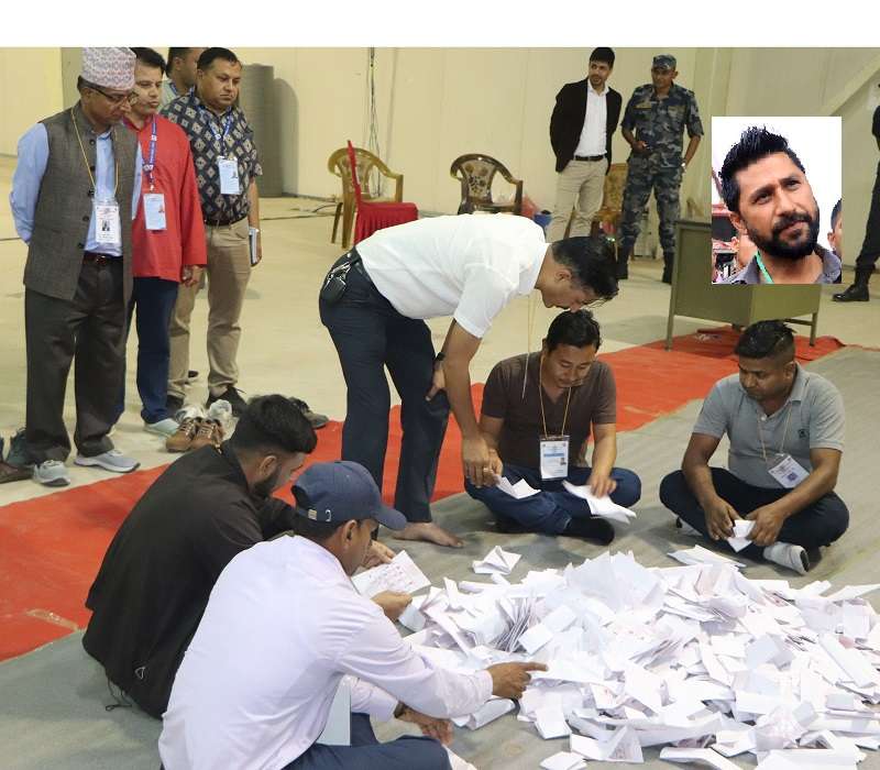 RSP's Lamichhane Leads Vote Count in Chitwan-2 with Wide Margin   