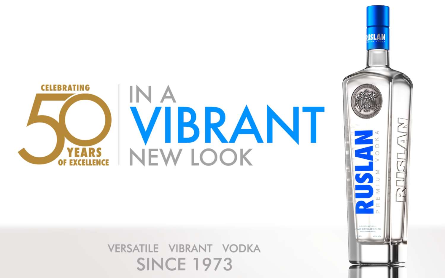 Ruslan Vodka Marks Golden Jubilee with Launch of New Bottle Design 