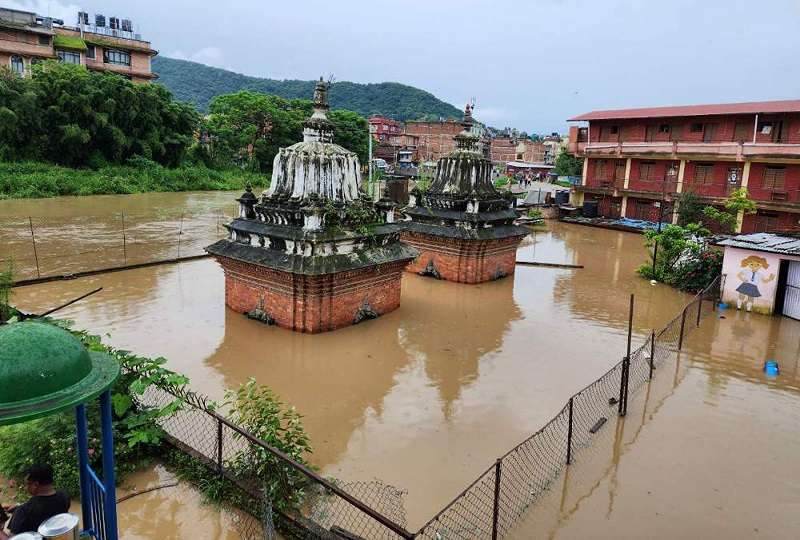 Heavy Downpour Inundates Different Parts of Kathmandu Valley   