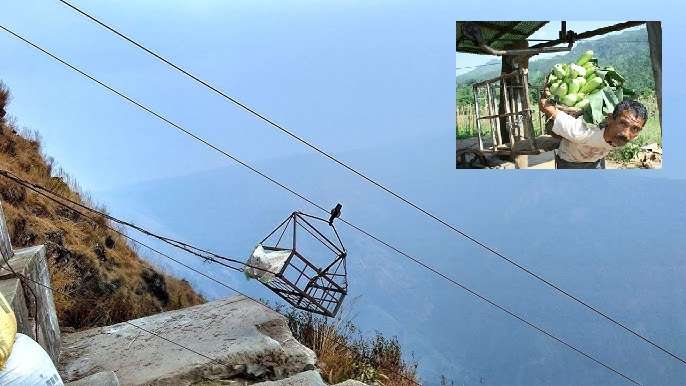 Ropeway Brings Cheers to Farmers in Rukum East   