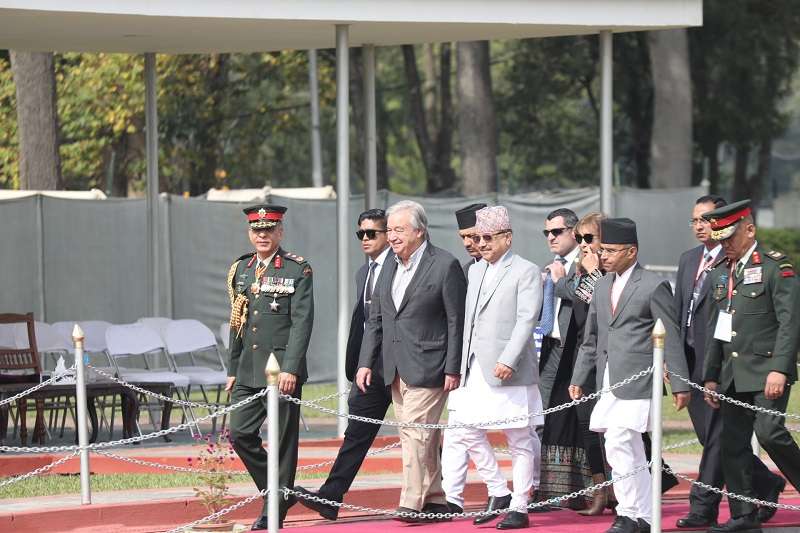 Secretary-General Guterres Wraps Up his Official Visit to Nepal