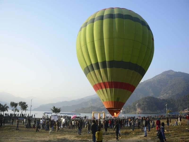 International Hot Air Balloon Festival in Pokhara   