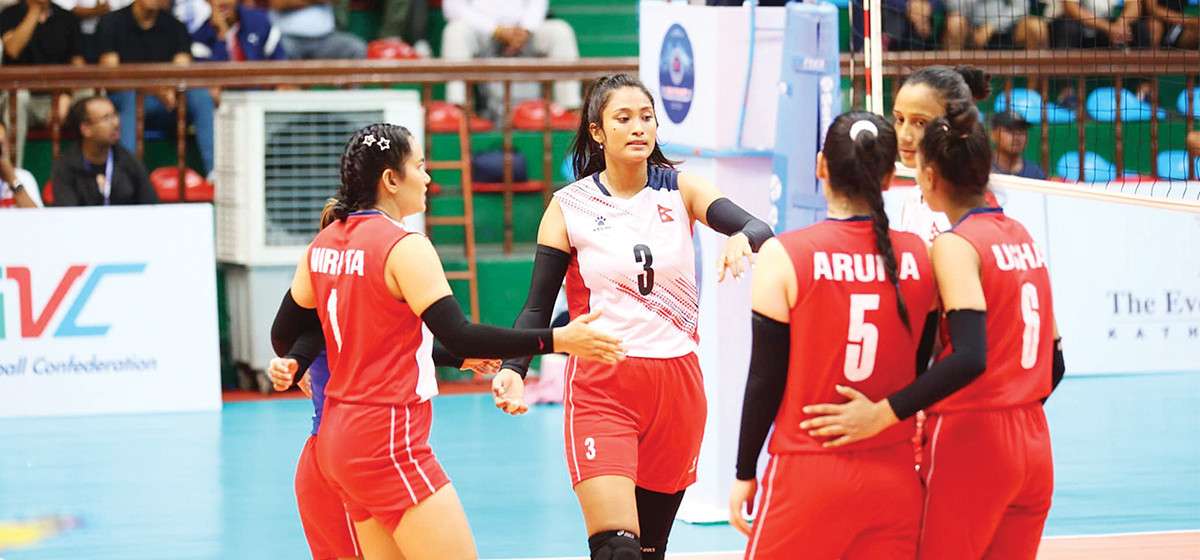 Nepal into Final of CAVA Women's National League Volleyball after Defeating Iran   