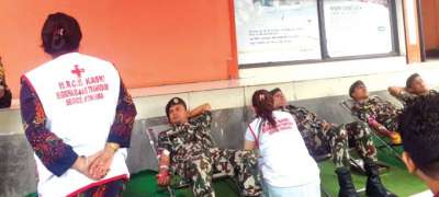 Laxmi Bank organised  Blood Donation Program in Pokhara