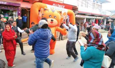 Gionee's Promotional Program in Dhankuta