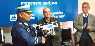 NMB Hands Over Drone to Metropolitan Traffic Police