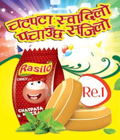 Dipak Raj Giri as Brand Ambassador of Rasilo Candy