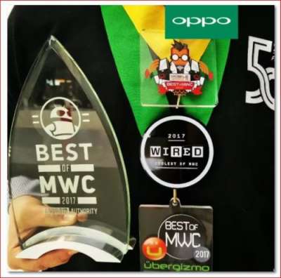 Multiple Media Awards to Oppo at MCW 2017