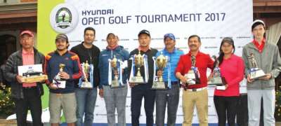 Hyundai Open Golf Trophy to Shah