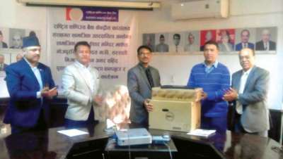 RBB Grants Computers to Schools in Bhojpur