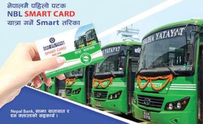 Nepal Bank’s Smart Card to Sajha Passengers