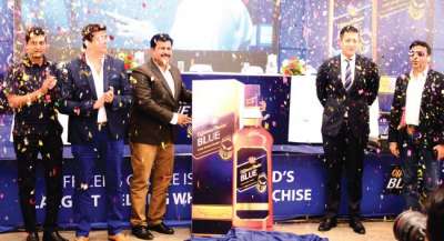 ‘Officers’ Choice’ Blue Whisky in Market