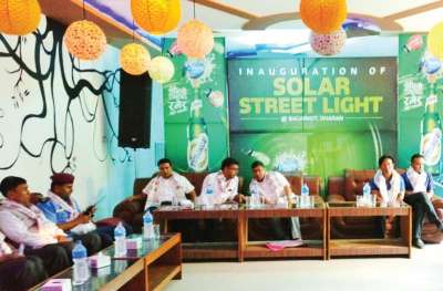 Gorkha Brewery Installs Solar Lights in Dharan