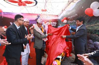 Agni Motoinc launches Mojo in Pokhara