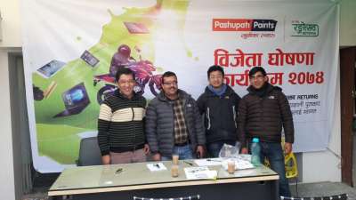 Pashupati Paints Announces Winners
