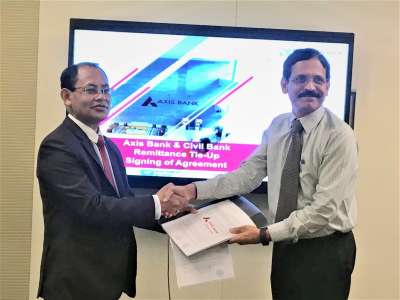 Civil Bank collaborates with Axis Bank for remittance service