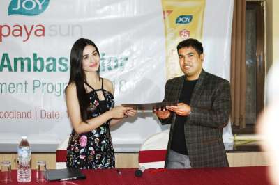 Aditi Budhathoki Named Brand Ambassador of Joy Papaya Sunscreen