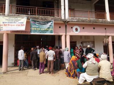 Tinau Bikas Bank Organises Eye Camp