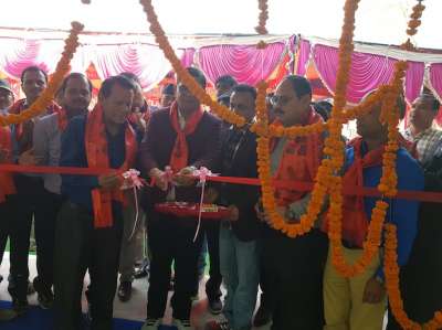 Bajaj’s new showroom in Lamki 
