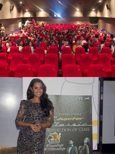 TVS customers get a chance to watch movie with Priyanka Karki