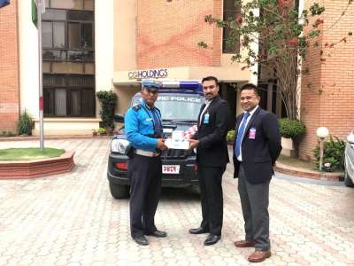 CG Motocrop hands over closed Circuit Camera to Metropolitan Traffic Police
