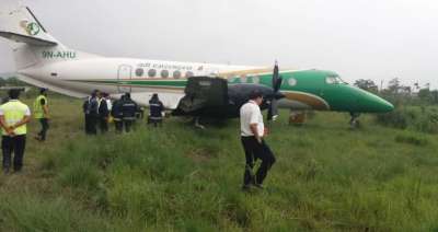 Yeti Airlines Plane Skids off Runway
