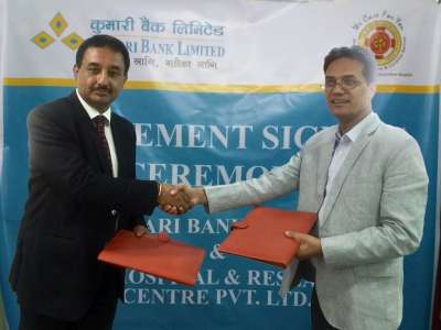 Collaboration between Kumari Bank and Om Hospital