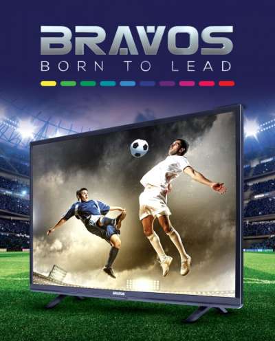 Bravos LED TV sets Launched during World Cup