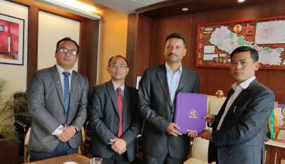 Civil Bank and Reliable Nepal Life Insurance signed an agreement