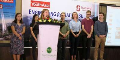 Stanford students design quake-resistant houses for Dolakha village