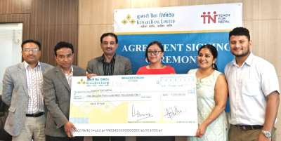 Kumari Bank’s support to Teach for Nepal